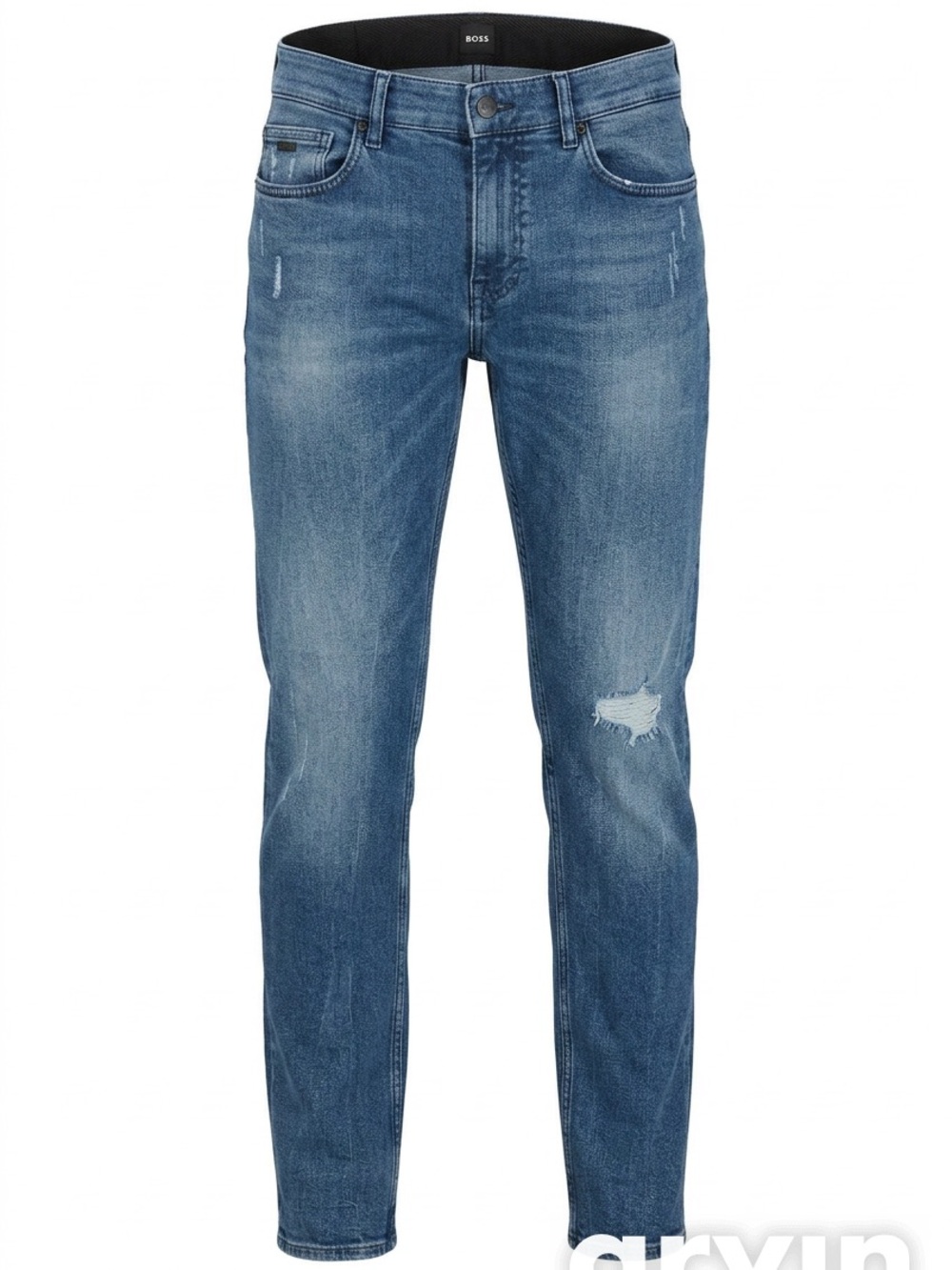 Hugo Boss Men's Skinny Jeans in Medium Blue Wash